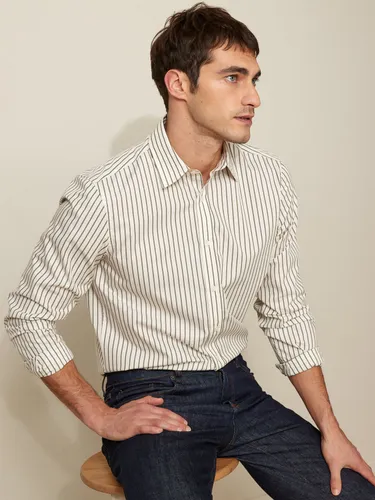 Chemise Regular Fit popeline rayée - Cyrillus - Modalova