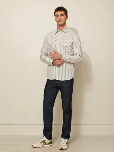 Chemise Regular Fit popeline rayée - Cyrillus - Modalova