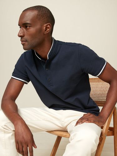 Polo col officier homme - coton bio - Cyrillus - Modalova