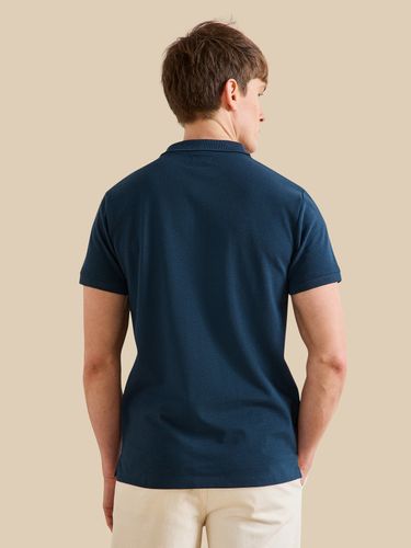 Polo uni maille piquée coton biologique - Cyrillus - Modalova