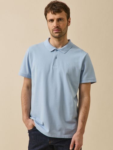 Polo uni maille piquée coton biologique - Cyrillus - Modalova