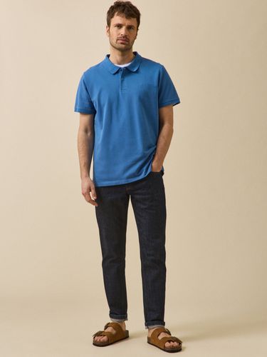 Polo uni maille piquée coton biologique - Cyrillus - Modalova