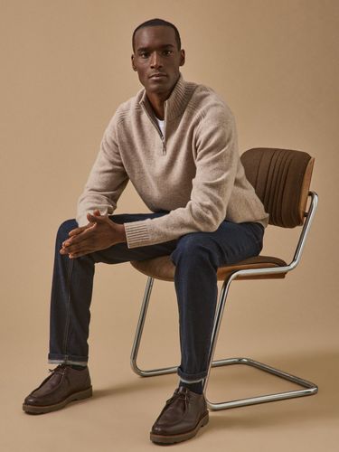 Pull col montant zippé homme - Cyrillus - Modalova