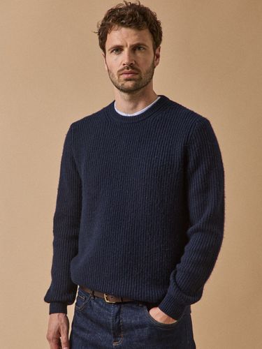 Pull col rond maille côtelée - Cyrillus - Modalova