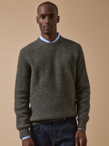 Pull col rond maille côtelée - Cyrillus - Modalova