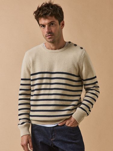 Pull marinière laine mélangée - Cyrillus - Modalova