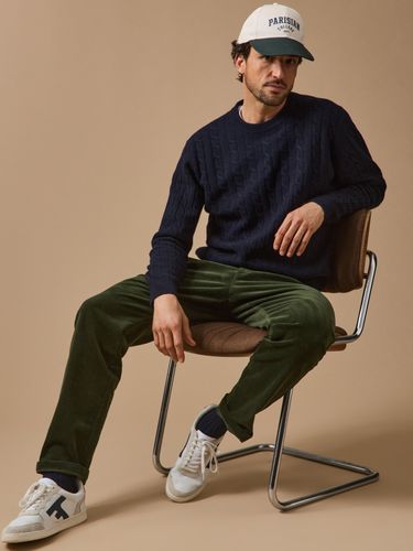 Pull torsades homme en laine - Cyrillus - Modalova