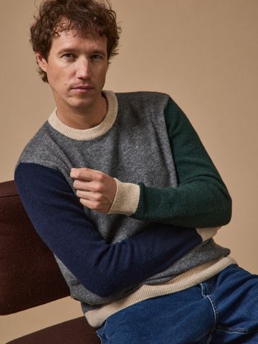 Pull colorblock homme - Cyrillus - Modalova