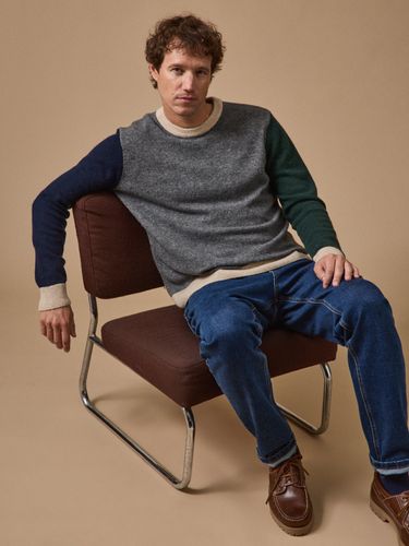 Pull colorblock homme - Cyrillus - Modalova