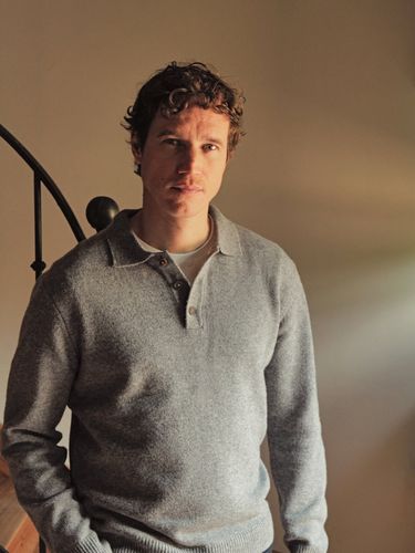 Pull col polo homme - Cyrillus - Modalova