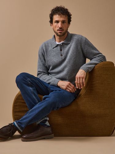 Pull col polo homme - Cyrillus - Modalova