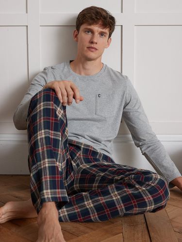 Pyjama bi-matière homme - Cyrillus - Modalova