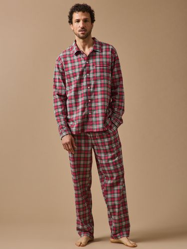 Pyjama flanelle carreaux homme - Cyrillus - Modalova