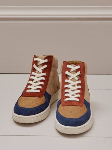 Baskets montantes cuir multicolore - Cyrillus - Modalova