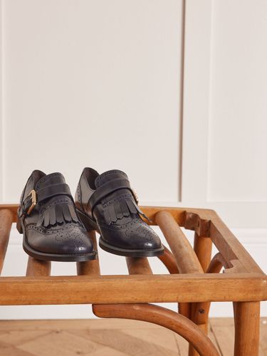 Derbies frangés cuir femme - Cyrillus - Modalova