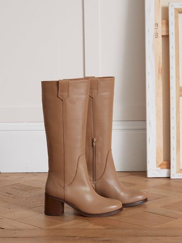 Bottes cuir à talon femme - Cyrillus - Modalova