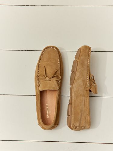 Mocassins croûte de cuir homme - Cyrillus - Modalova