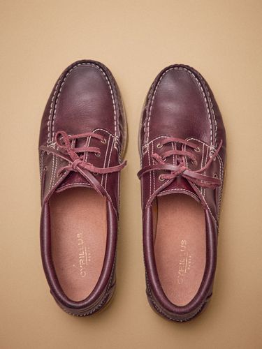 Chaussures bateau cuir homme - Cyrillus - Modalova