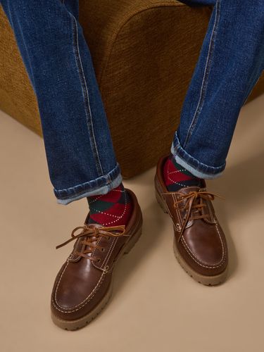 Chaussures bateau cuir homme - Cyrillus - Modalova