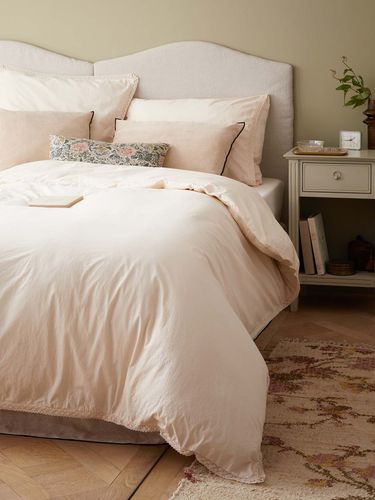 Housse de couette percale de coton Charlotte"" - Cyrillus - Modalova