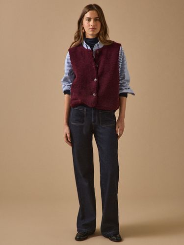 Veste sans manches en sherpa femme - Cyrillus - Modalova