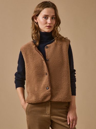 Veste sans manches en sherpa femme - Cyrillus - Modalova