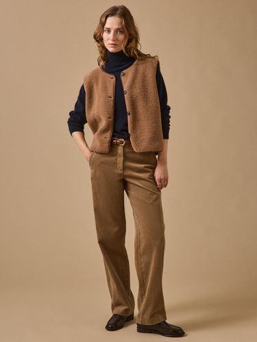 Veste sans manches en sherpa femme - Cyrillus - Modalova