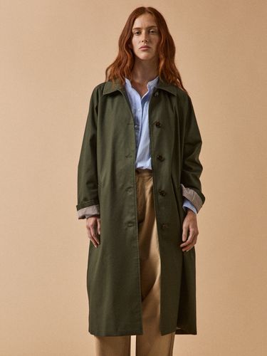 Trench droit coton femme - Cyrillus - Modalova