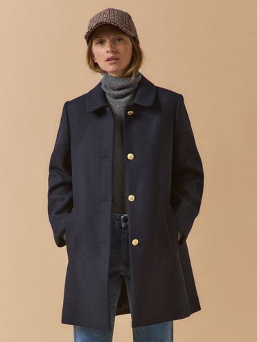 Manteau court lainage uni femme - Cyrillus - Modalova