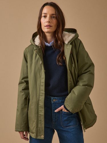 Parka courte doublée imitation fourrure - Cyrillus - Modalova