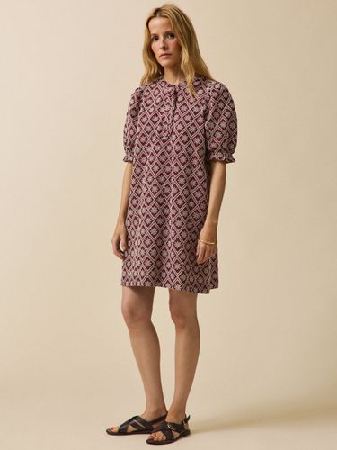 Robe courte broderie anglaise femme - Cyrillus - Modalova