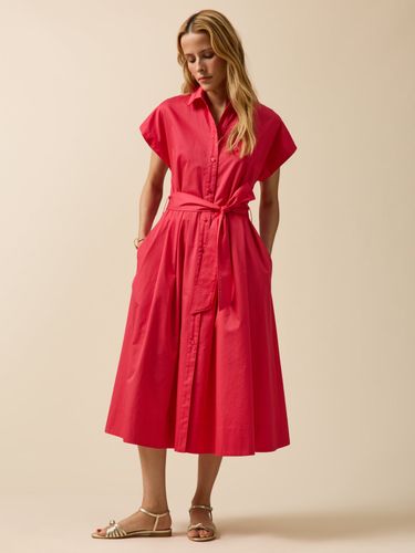 Robe cérémonie popeline satinée - Cyrillus - Modalova