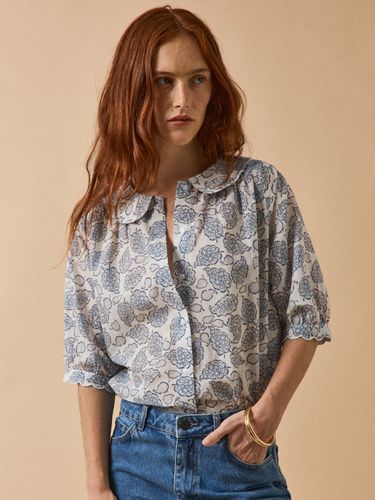 Chemise coton dobby imprimé Adonie - Cyrillus - Modalova