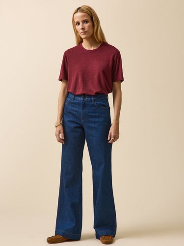 T-shirt lin et viscose femme - Cyrillus - Modalova