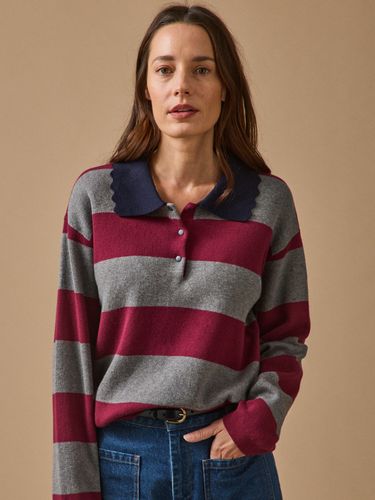 Pull polo coton biologique et cachemire - Cyrillus - Modalova