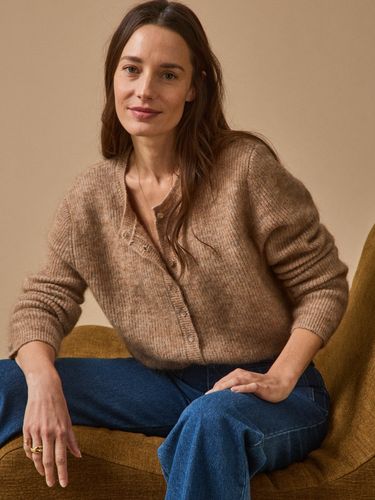 Gilet femme avec laine et mohair - Cyrillus - Modalova