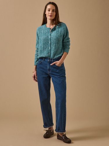 Gilet maille pointelle femme - Cyrillus - Modalova