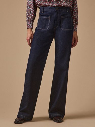 Jean flare Suzanne coton biologique - Cyrillus - Modalova