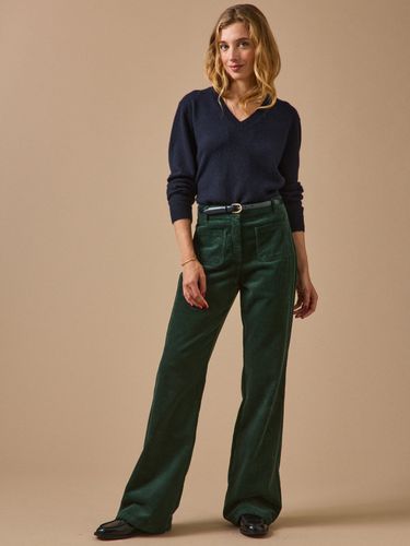 Pantalon flare Suzanne velours - Cyrillus - Modalova