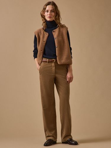 Pantalon chino velours femme Marina - Cyrillus - Modalova