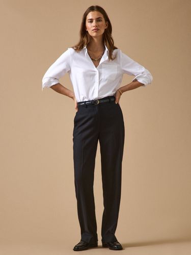 Pantalon droit flanelle femme Alma - Cyrillus - Modalova