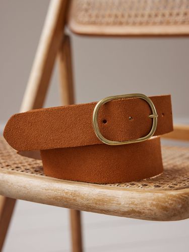 Ceinture cuir suédé femme - Cyrillus - Modalova