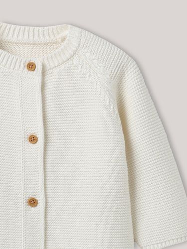 Cardigan en coton biologique et laine Bébé - Cyrillus - Modalova