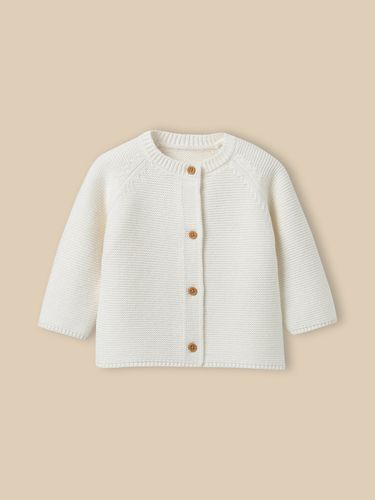 Cardigan en coton biologique et laine Bébé - Cyrillus - Modalova