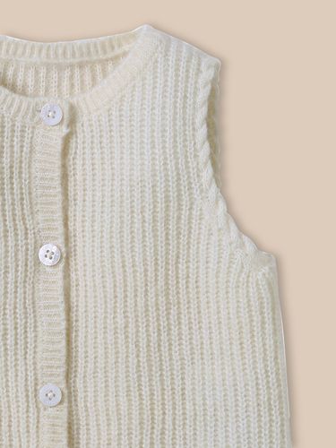 Gilet sans manches Bébé laine et mohair - Cyrillus - Modalova