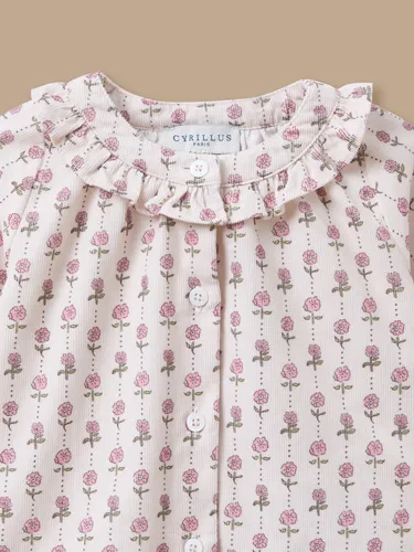Blouse imprimée col volanté Bébé - Cyrillus - Modalova