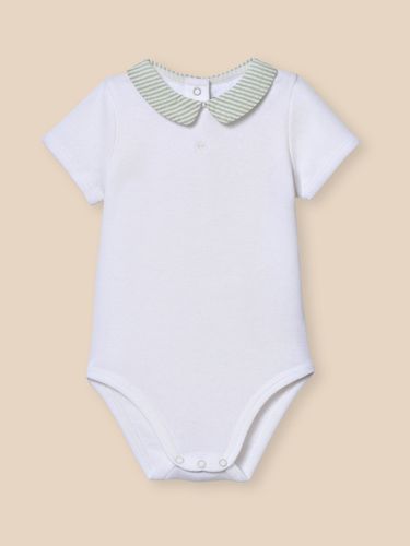 Body Bébé col rayé - Coton biologique - Cyrillus - Modalova