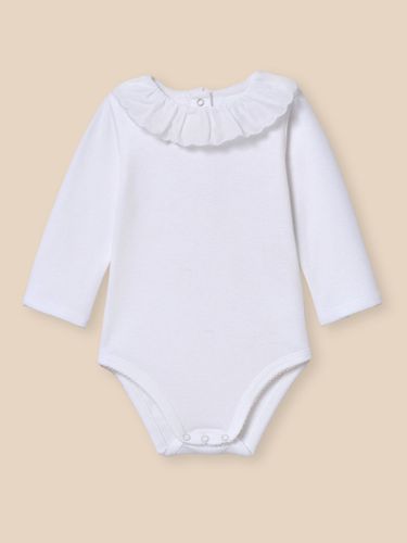 Body Bébé col coquilles - Coton biologique - Cyrillus - Modalova