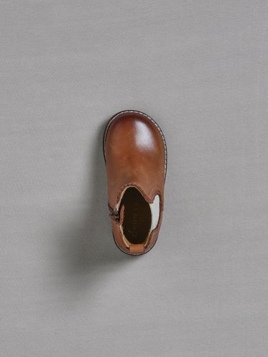 Boots Bébé festonnées en cuir - Cyrillus - Modalova