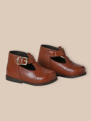 Salomés en cuir bébé - Cyrillus - Modalova